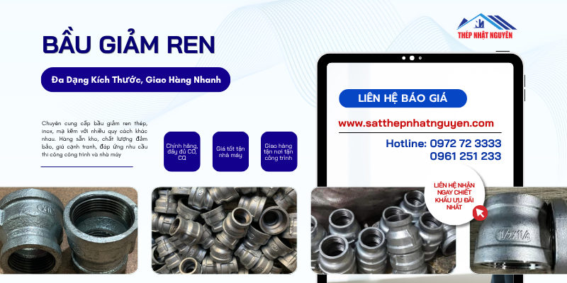 Bầu giảm ren chính hãng giá tốt