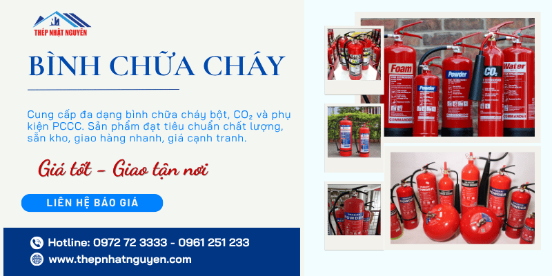 Bình chữa cháy chính hãng giá cực tốt
