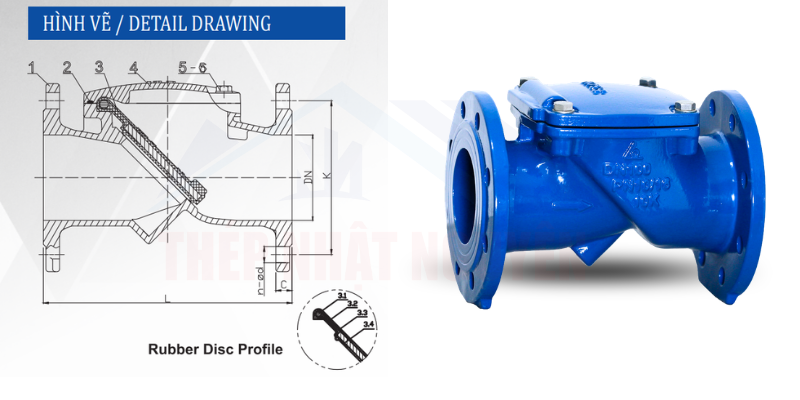 Cấu tạo van y lọc Shinyi chính hãng