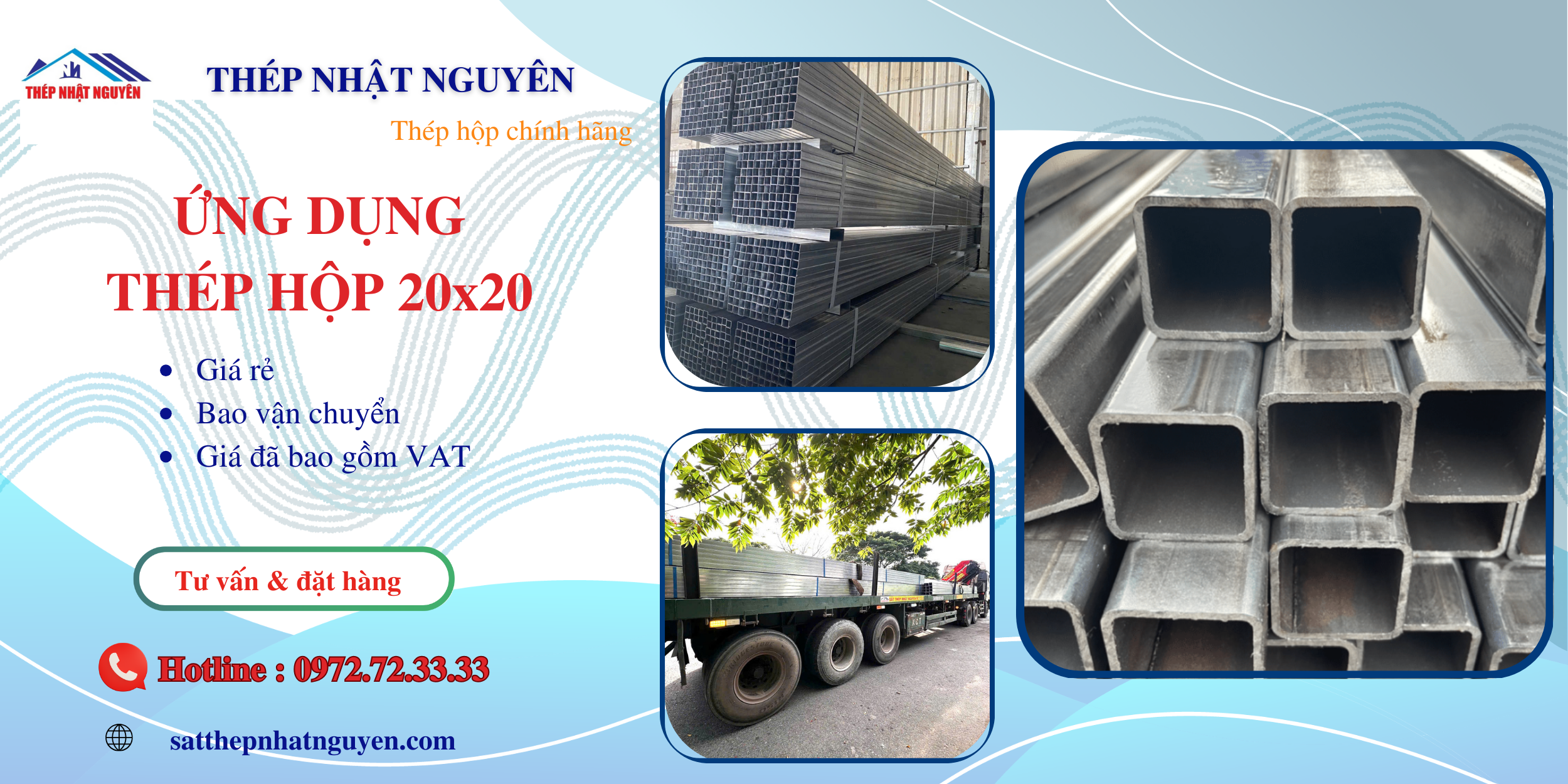 ứng dụng thép hộp 20x20