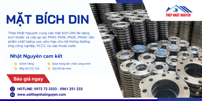 Mặt bích DIN chính hãng giá tốt