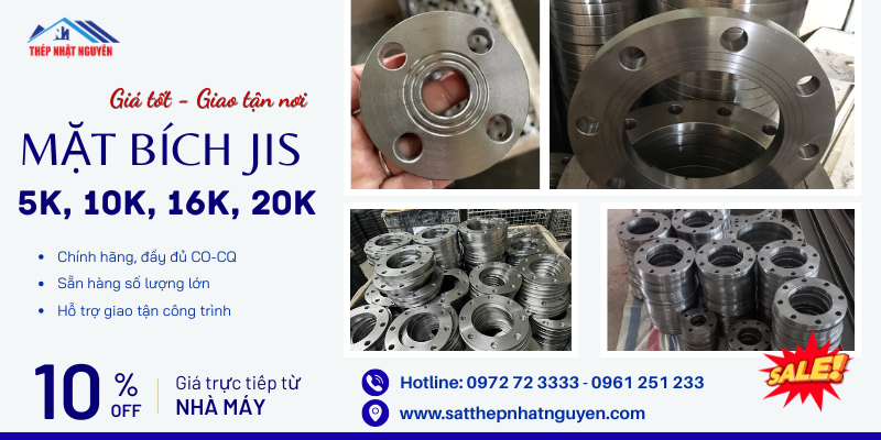 Mặt Bích JIS 5k 10k 16k 20k