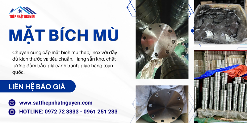 Mặt bích mù giá tốt