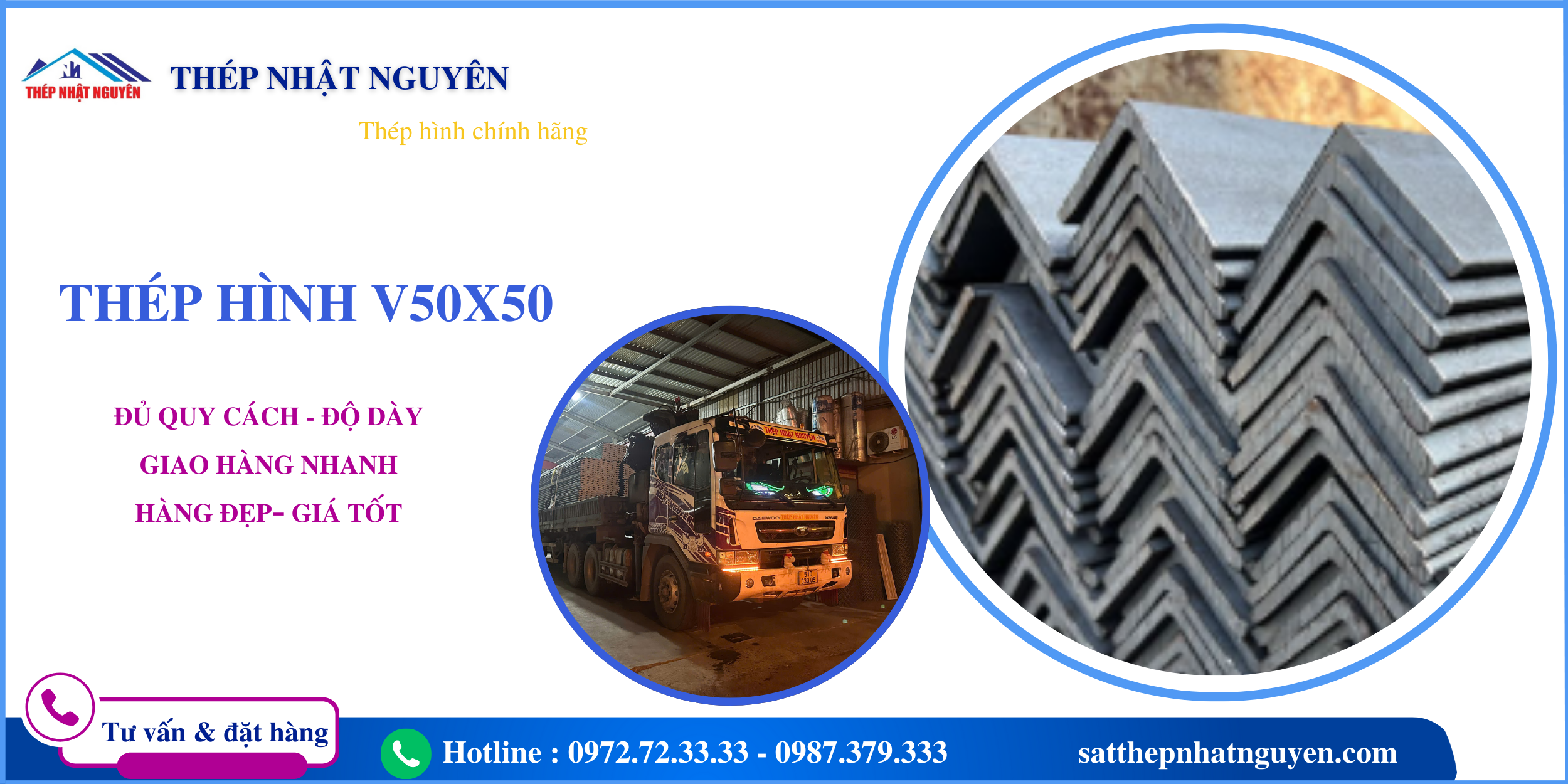 Thép hình V50x50