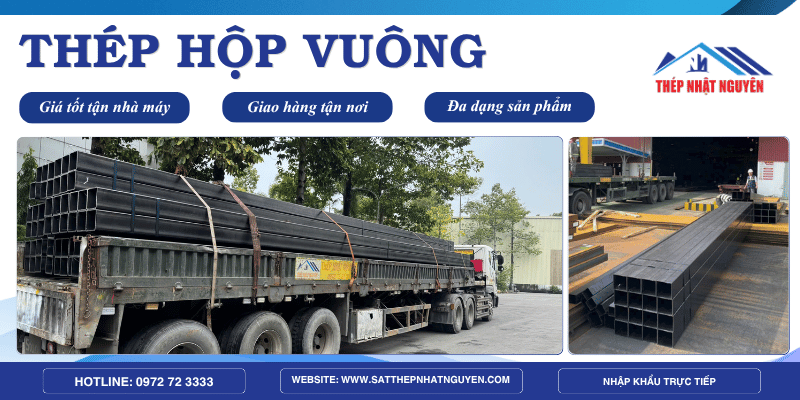 báo giá thép hộp vuông chính hãng