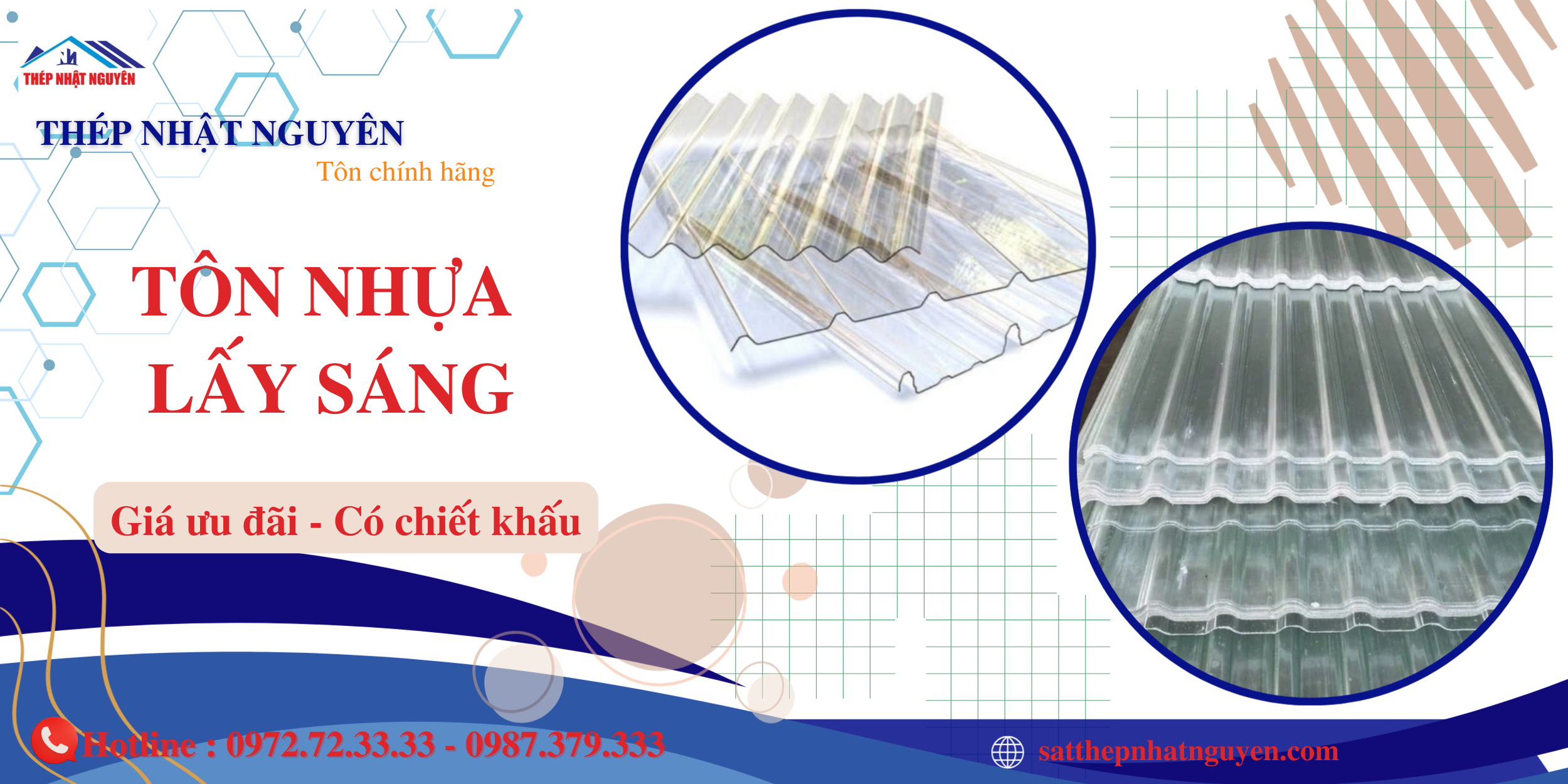 tôn nhựa lấy sáng