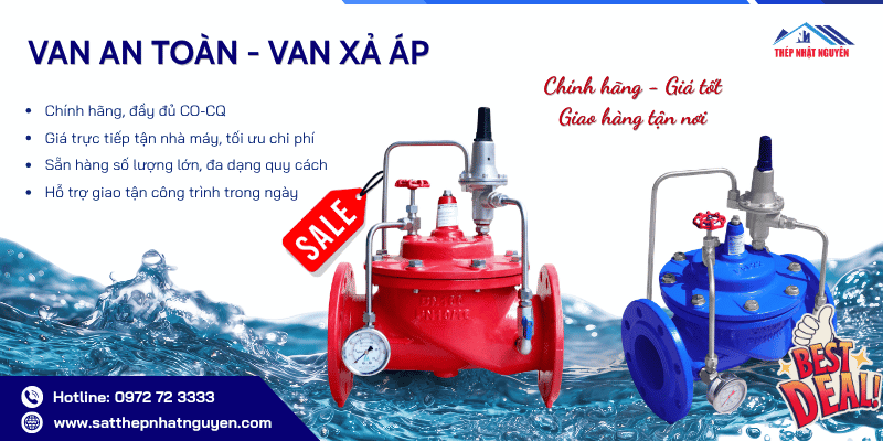 Van an toàn - van xả áp shinyi chính hãng giá tốt