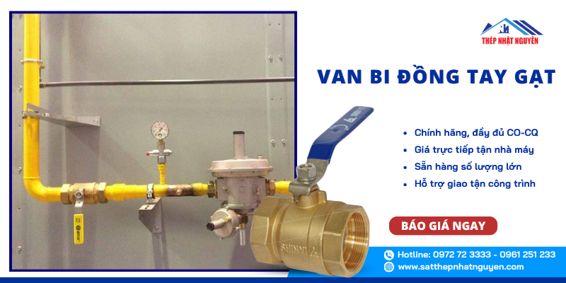 Van bi đồng tay gạt chính hãng