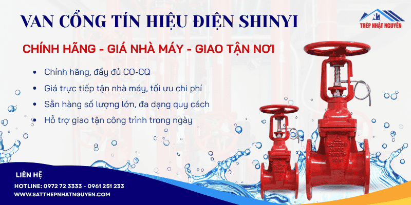 Van vổng tín hiệu điện Shinyi chính hãng giá tốt