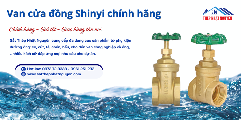 Van cửa đồng Shinyi chính hãng giá tốt