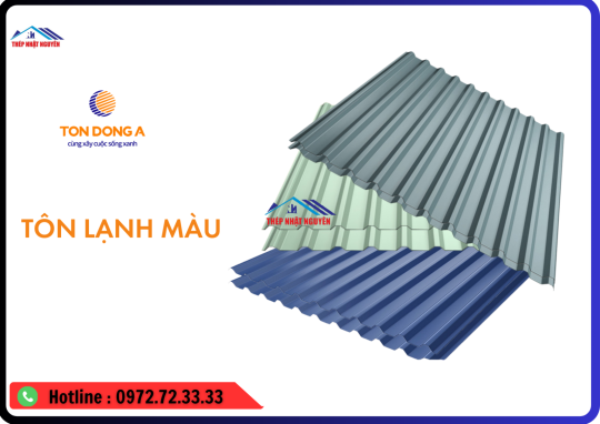 Tôn lạnh màu