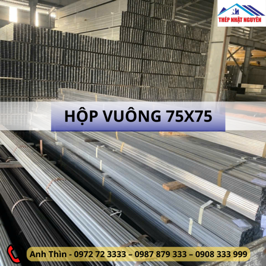 Thép hộp 75x75
