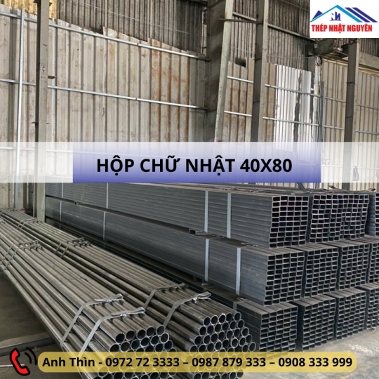 Thép Hộp 40X80